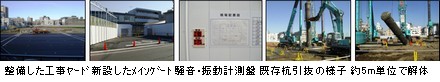 準備工事の進捗状況