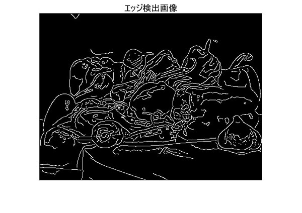 画像処理工学の授業_MATLABで行ったエッジ検出の画像