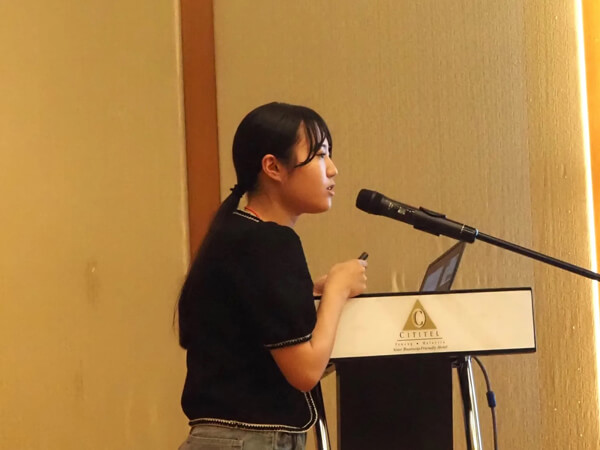 マレーシア国際会議NCSP'25の発表の様子
