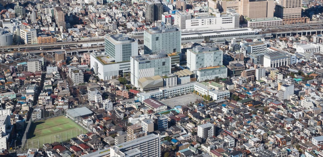 東京千住キャンパス航空写真