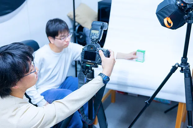 写真部サークルの活動の様子
