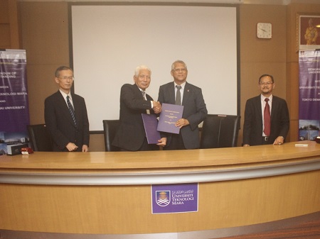 UiTM、Prof. Emeritus Dato' Dr. Hassan Said学長と本学安田学長