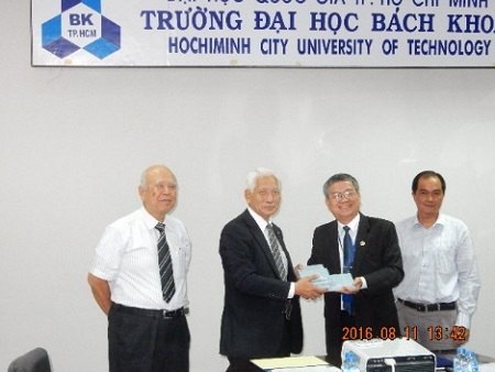 Ho Chi Minh City University of Technology、Prof. Vu Dinh Thanh学長と本学安田学長