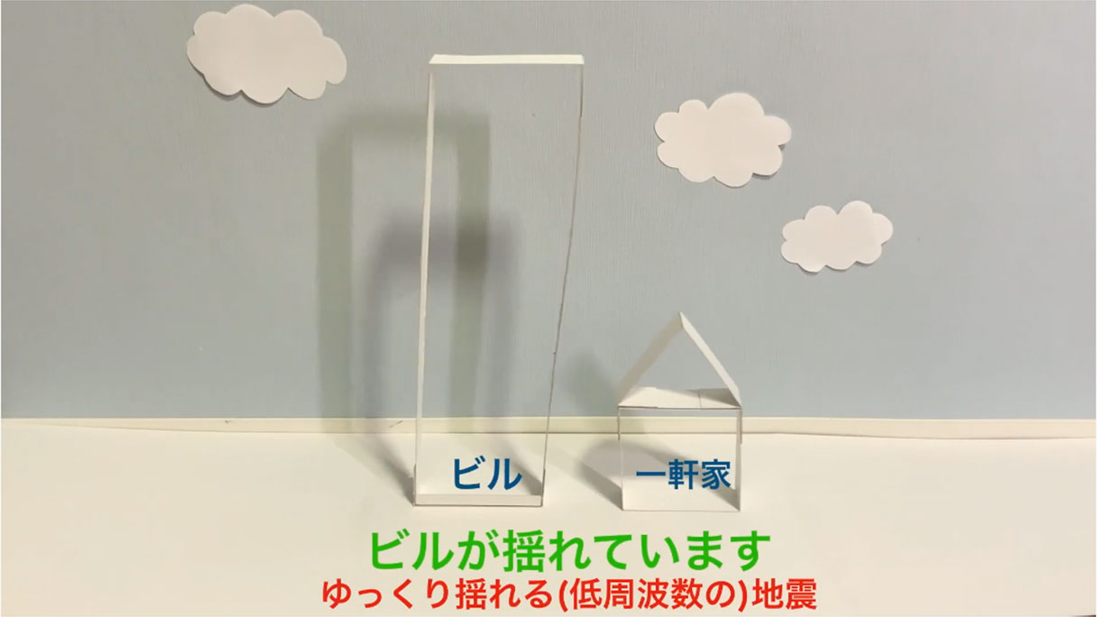 地震で揺れる建物?揺れない建物?